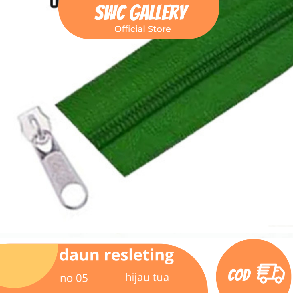 Daun Resleting Tas Meteran No 5 Untuk Tas Warna Untuk Tas Jaket Kerajinan Tangan Dompet Diy Plastik 