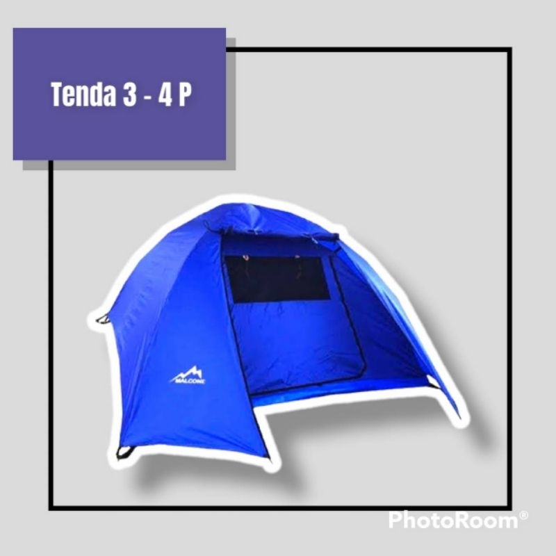 Tenda Kapsitas 4 orang Malcone double layer