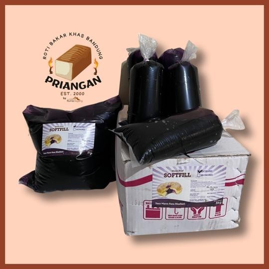 

Selai Blueberry Primsfood Softfill 250 gram/ 1 Kg Repack