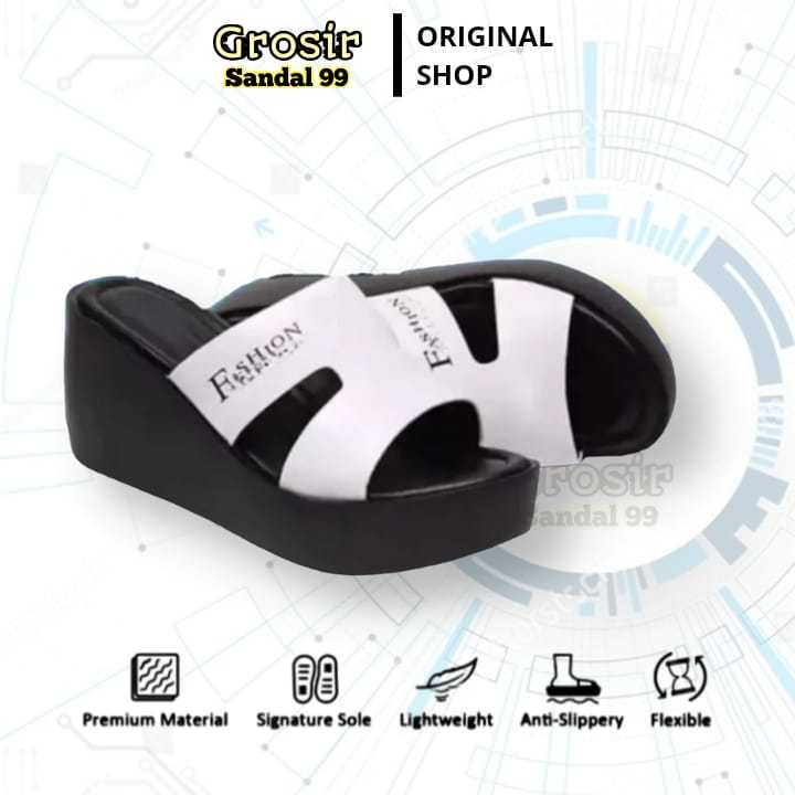 Wedges Sandal Wanita WD FASHON Sandal Wedges 5cm