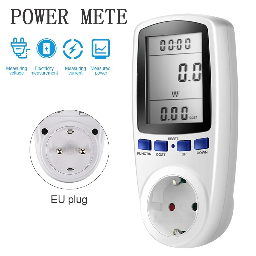 Pengukur listrik Kwh digital Power Meter Volt Ampere Watt Meter / Watt Meter / Watt Meter AC Penguku