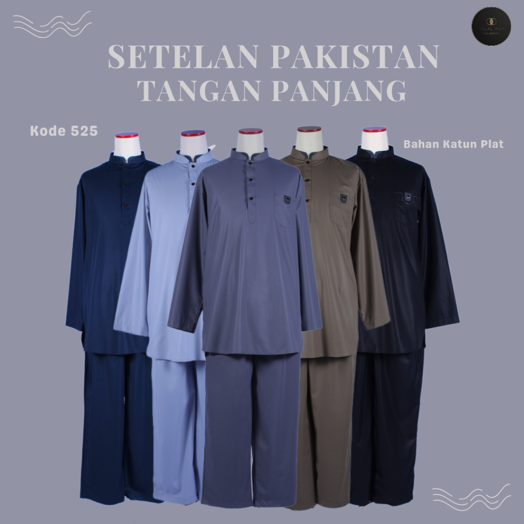 525 Setelan Pakistan Jumbo Benzema / One Set Koko Kurta Lengan Panjang Big Size / Koko Setelan Jumbo