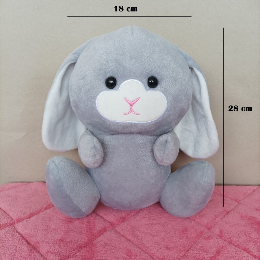 Boneka Kelinci Abu Abu