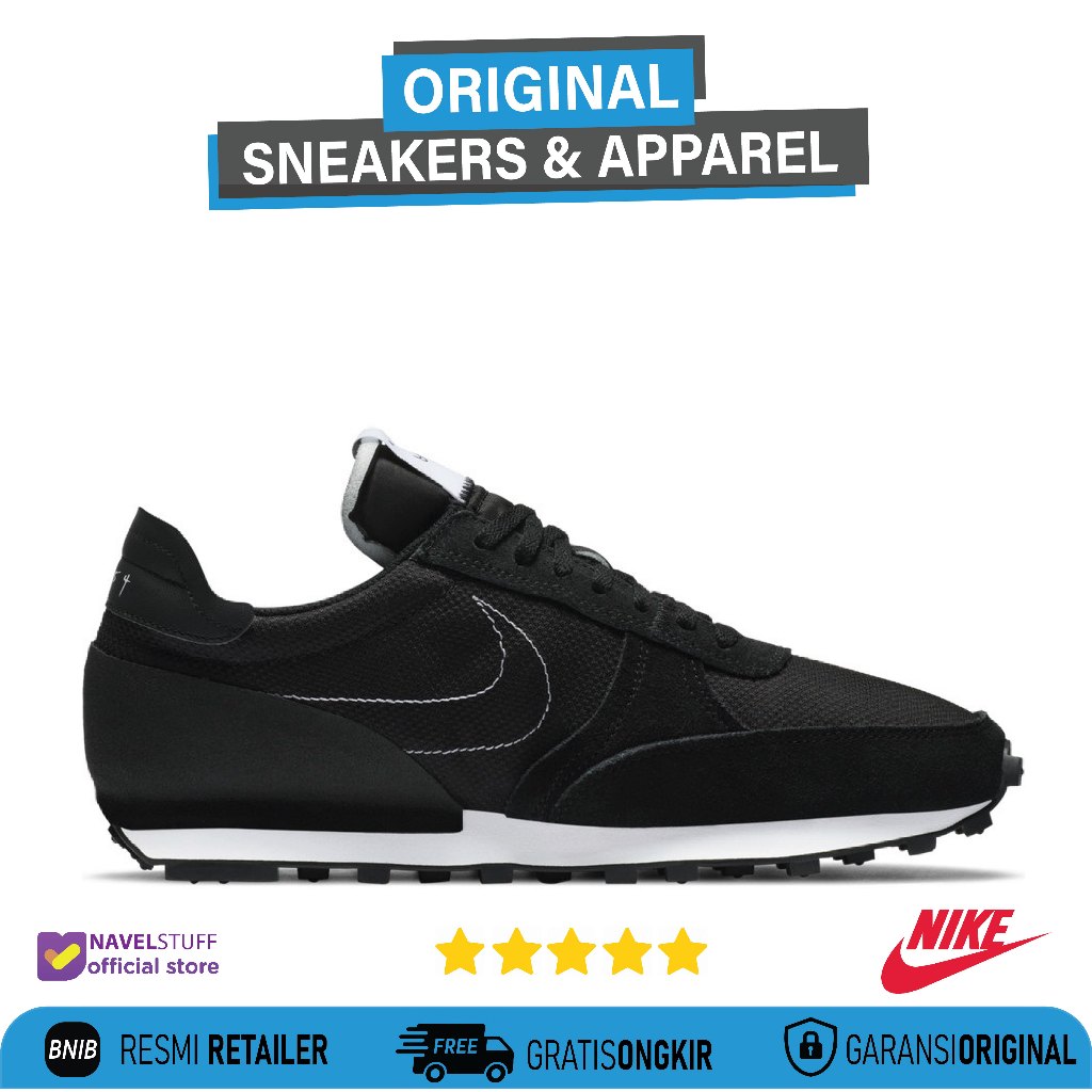 NIKE Daybreak Dbreak Type N 354 Black / White Sepatu Original Resmi BNIB