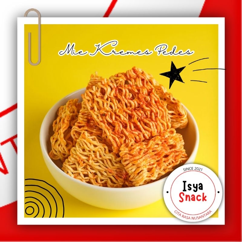 

Isya Snack- Mie Kremes / Mie Cikruh / Mie Kering 500Gram