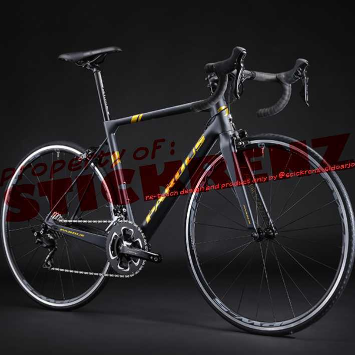 Cutting Sticker Frame Sepeda Roadbike Pardus 01 Custom