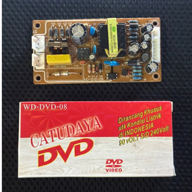 POWER SUPPLY REGULATOR DVD MERAH PUTIH
