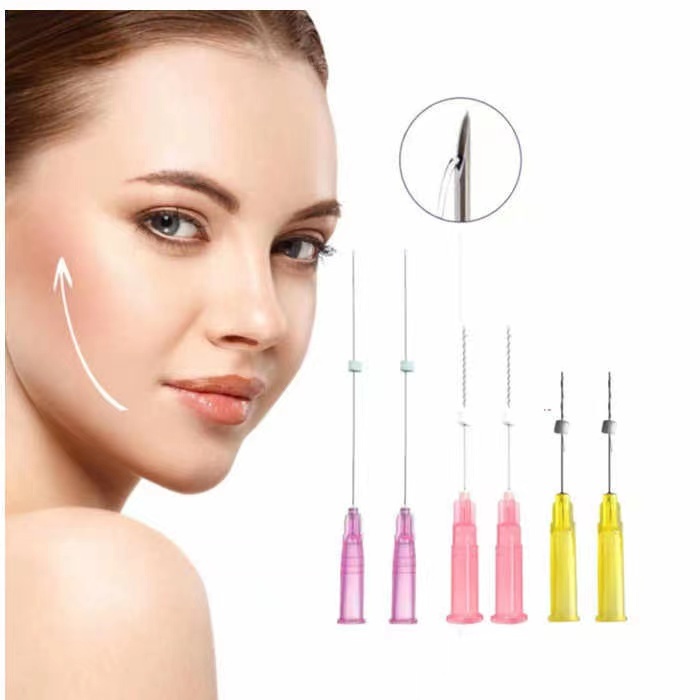 （10 pcs）UVERLA  Screw MONO PDO Premium Benang Wajah Ulir Thread Lift isi