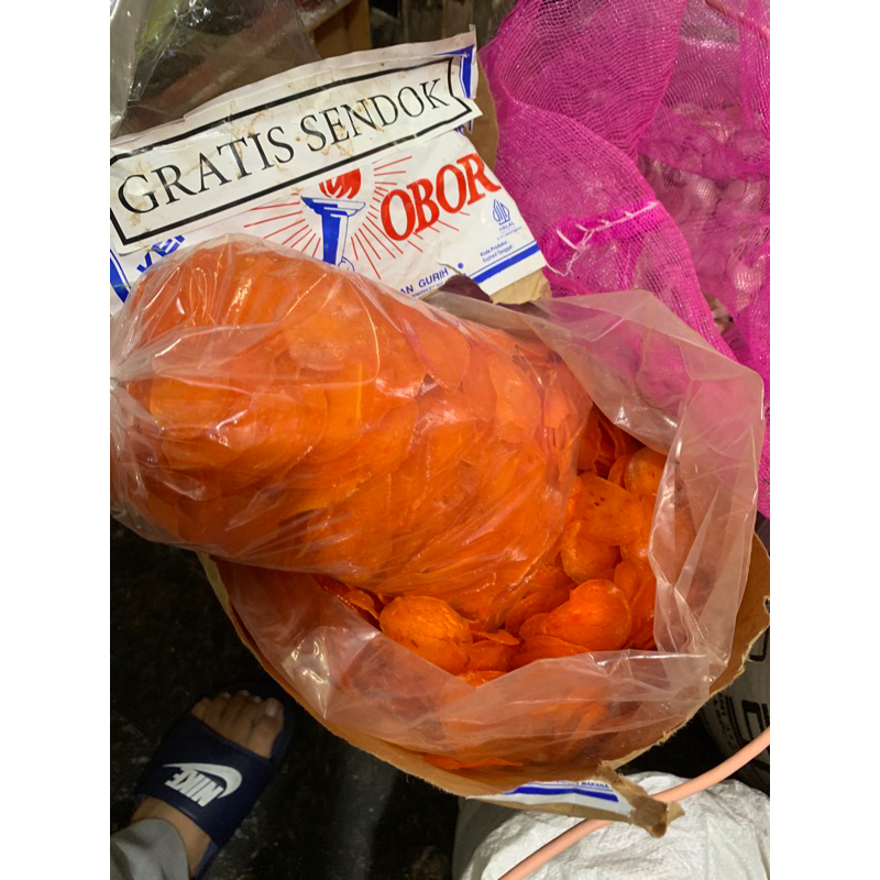 

Kerupuk Kakap / Udang cap Obor Repack 500 gram