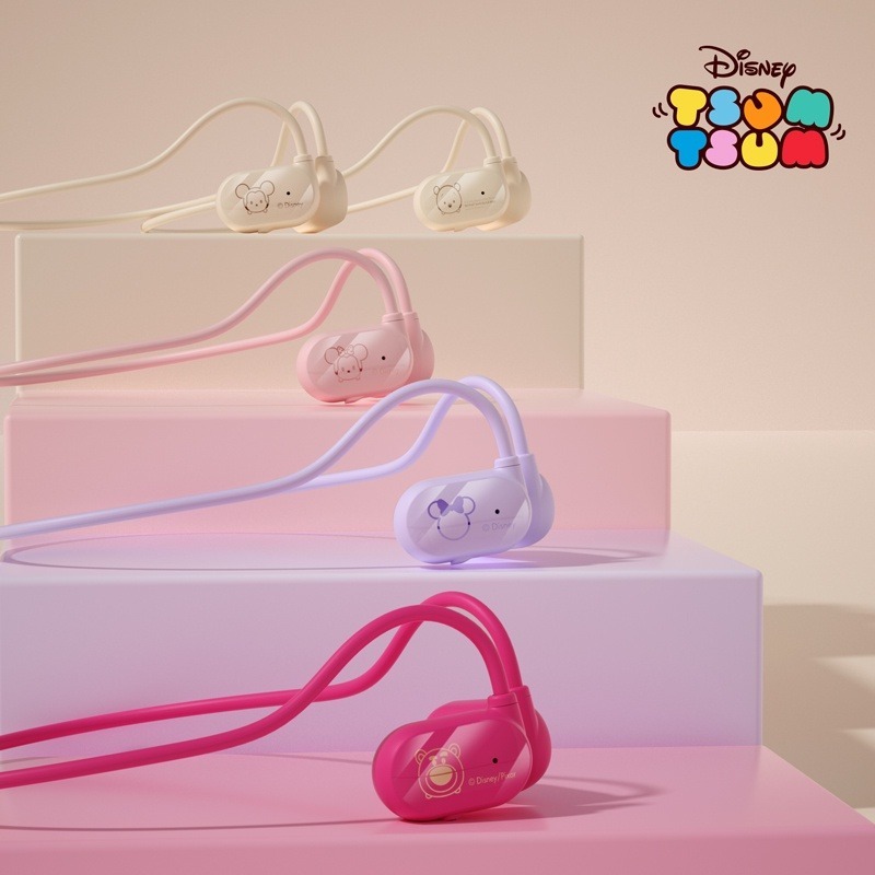 	 Disney LY-859 Air Conduction Bluetooth Earphone Wireless Earphone Hanging Ear Sports Running Cycling Waterproof Sweatproof Long Battery Life Bluetooth 5.3	