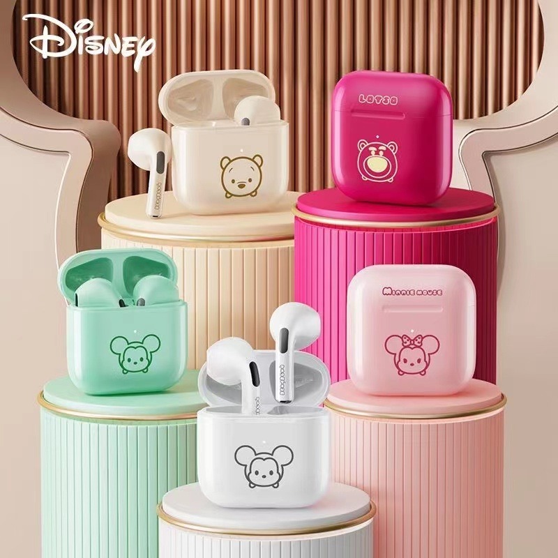 	 Disney F11 Tws Wireless Bluetooth Earphone Waterproof Sport Headset Noise Reduction Touch Control Earbud With Mic Bt 5.2	