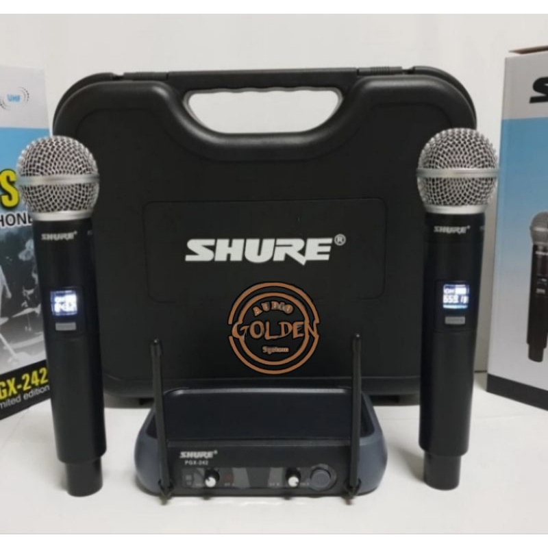 Mic wireless shure PGX 242 / PGX 242 2 MIC PEGANG