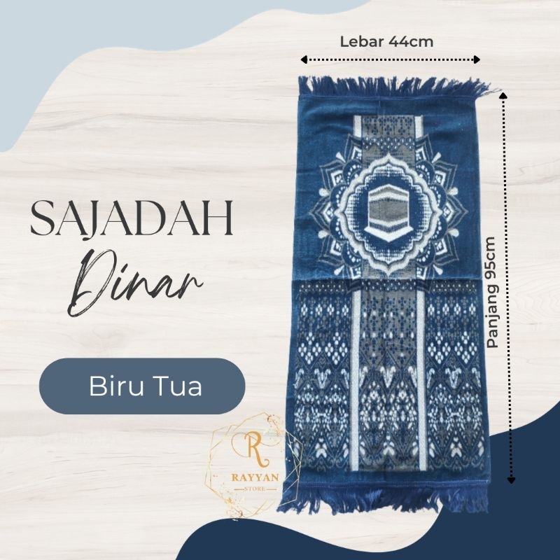 Sajadah Midi Tanggung 44x95cm Dinar Bulu Tebal