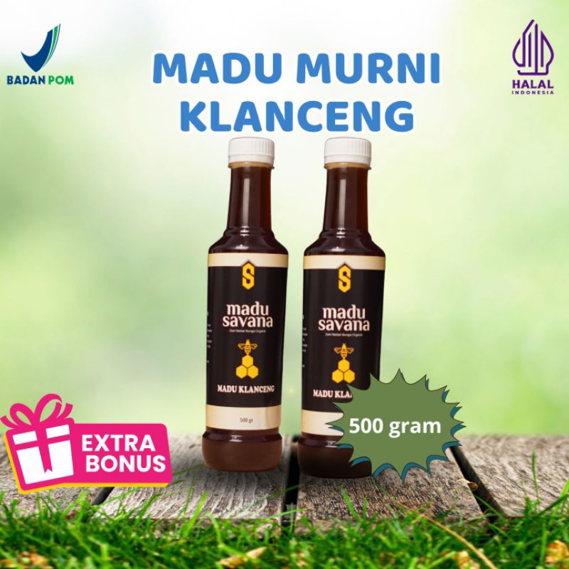 

Madu Savana Klanceng/Trigona 500 gram Murni Asli