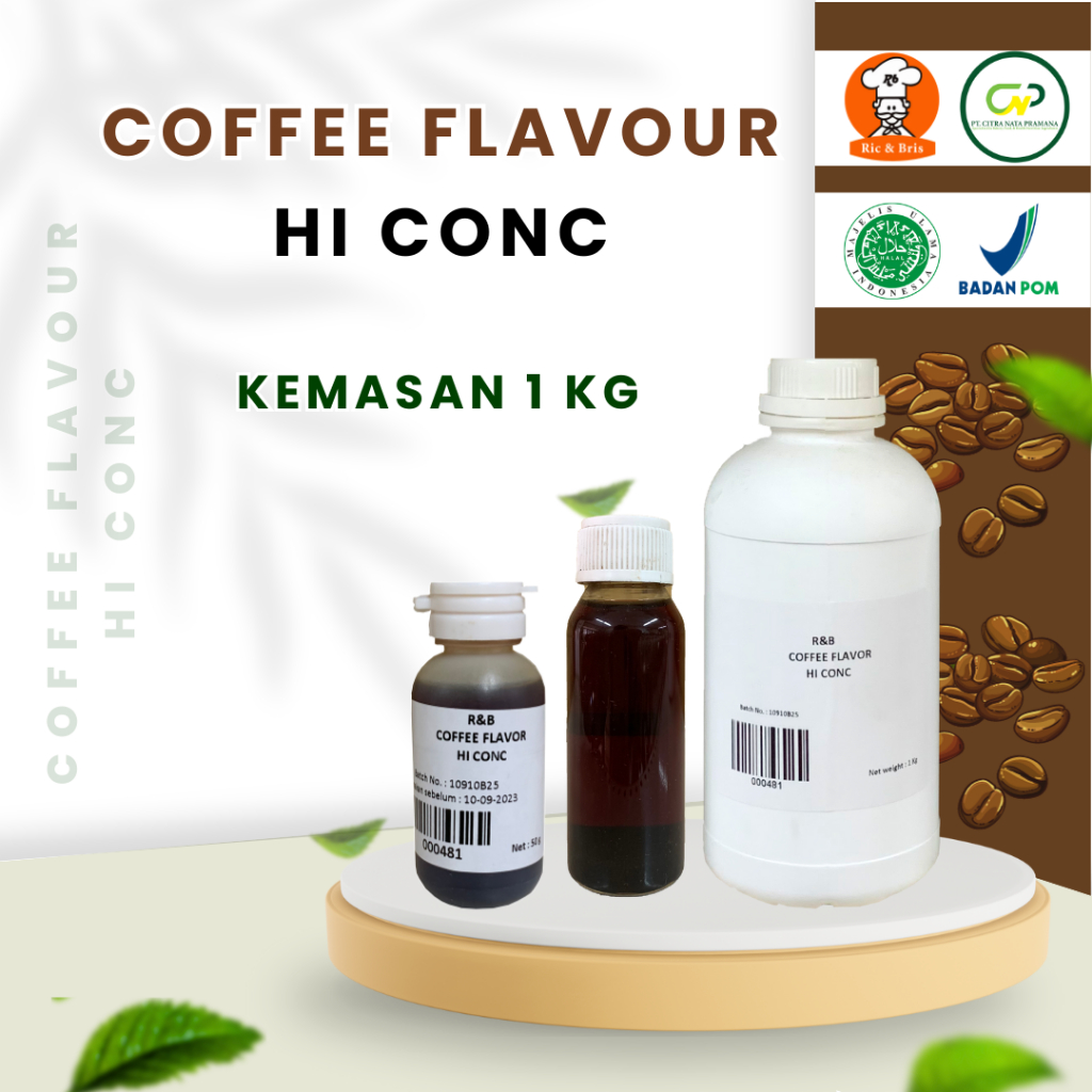 

Coffee Flavor Hi Conc 1 Kg / Perisa Kopi Concentrate/ Esen Kopi / Essense Coffee / Perasa Kopi
