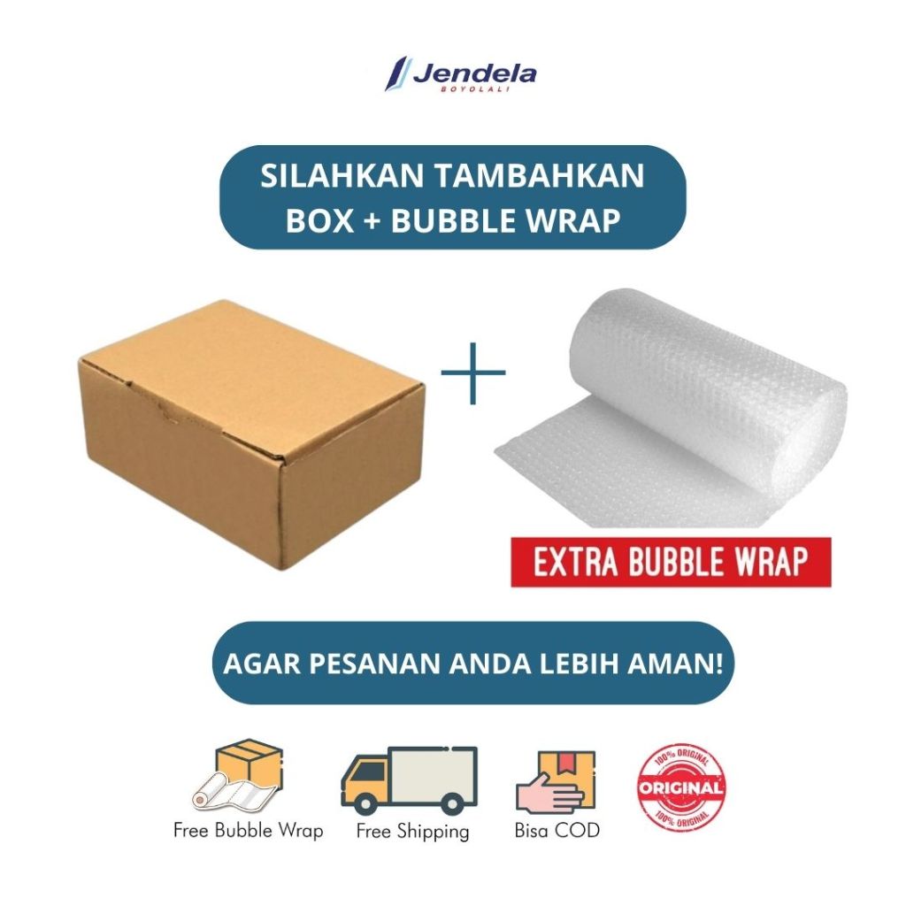 

Box Eksklusif Bubble Wrap (disarankan untuk pengiraman jauh)