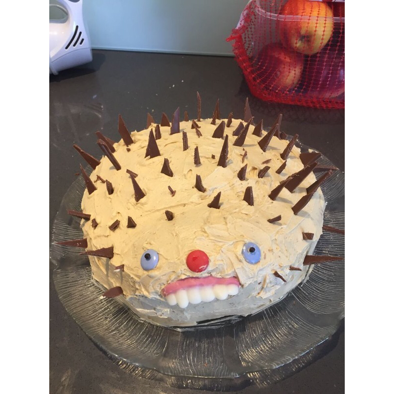 

cake bolu karakter hewan (LANDAK) lucu dan imut