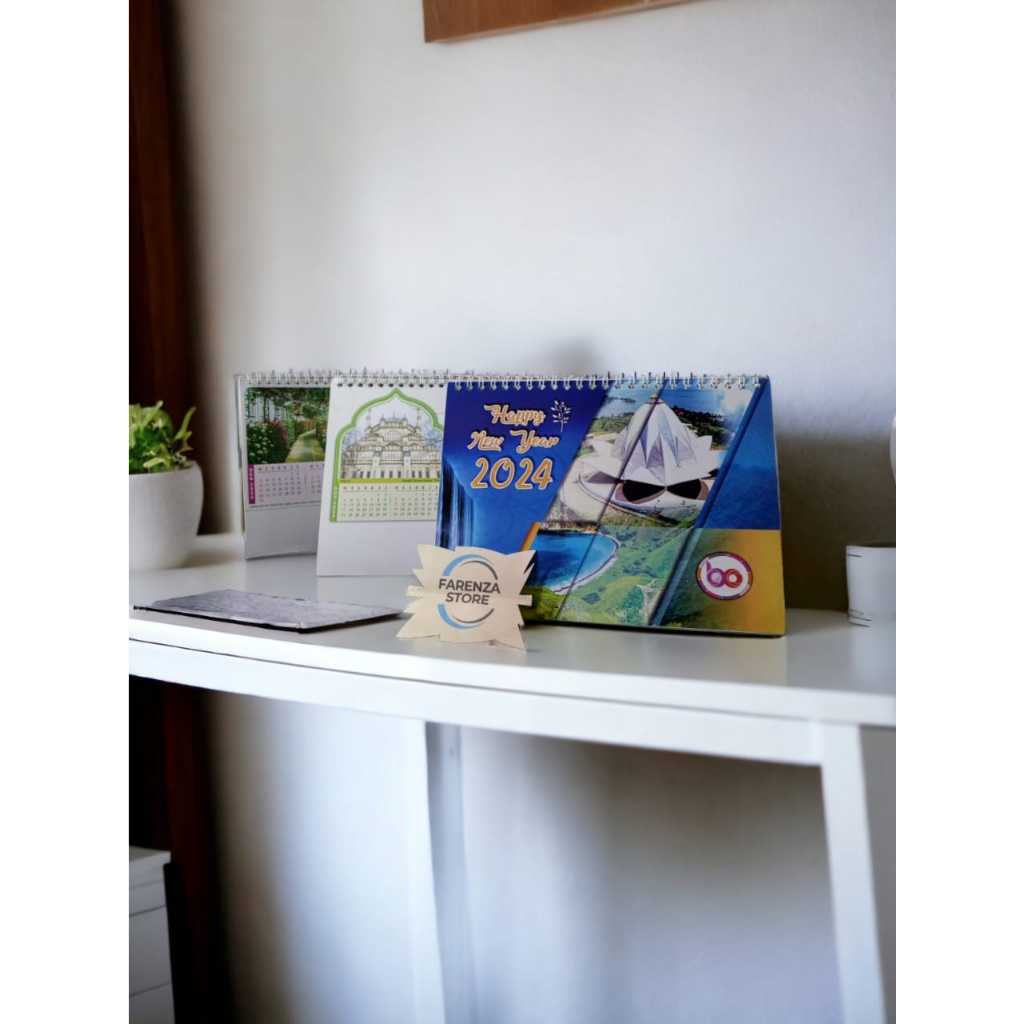 

Kalender Duduk Kalender Meja Tahun 2024 Gambar Bunga