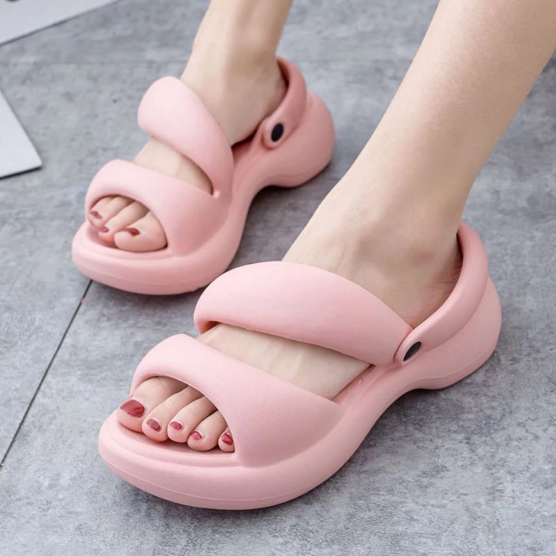 sendal slip on wanita/ sendal style jelly korea