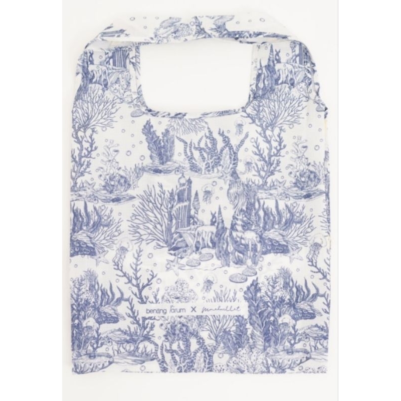 Benang Jarum - El mar minorca foldable bag - Blue