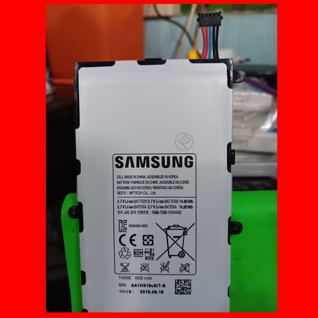 Baterai Samsung Galaxy TAB 3 7inch SM T210 T211 4000mAh Batre Batrai Battery MS