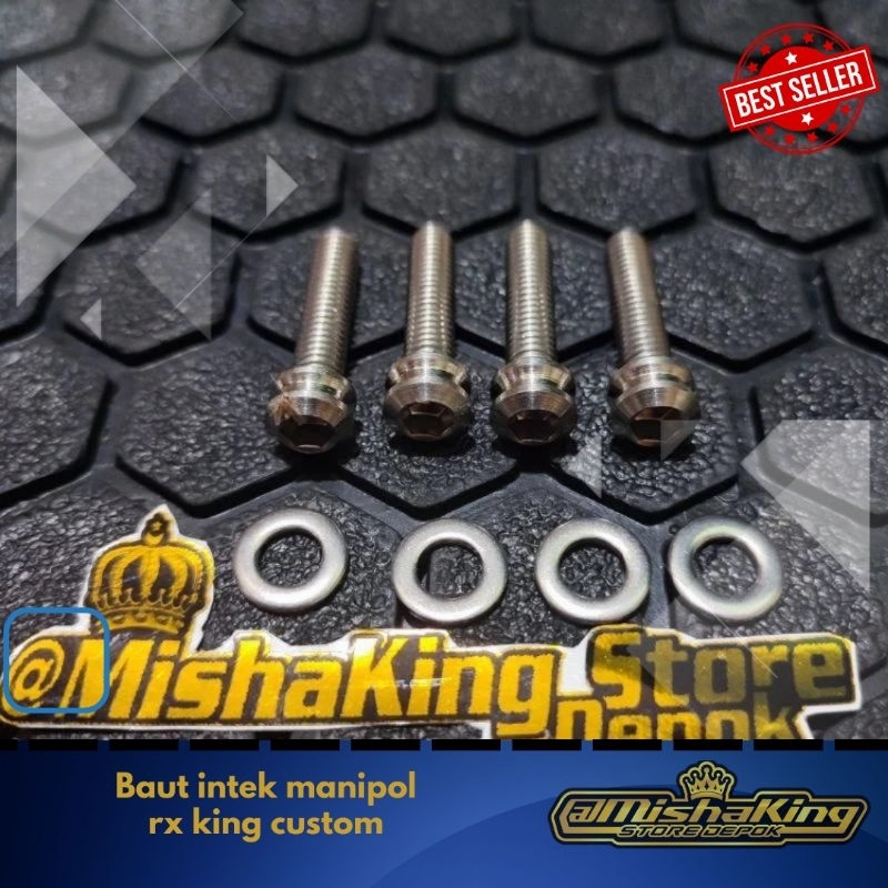 Baut intek manipol probolt stanlis rx king 4 pcs model lama