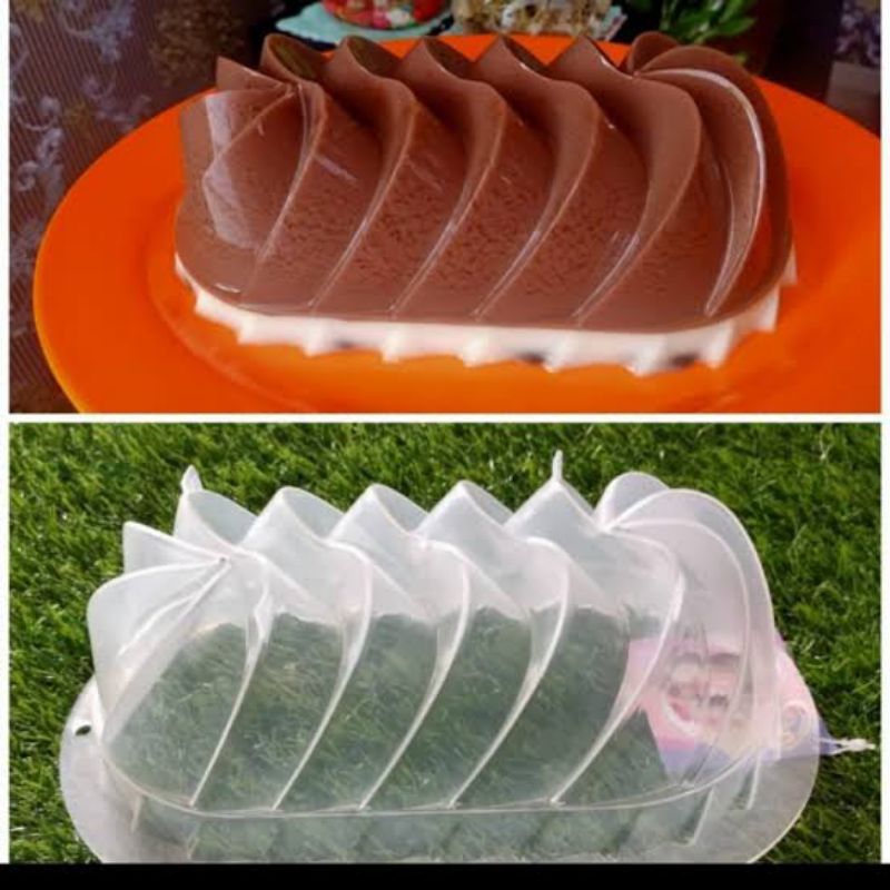 Cetakan puding agar ovale