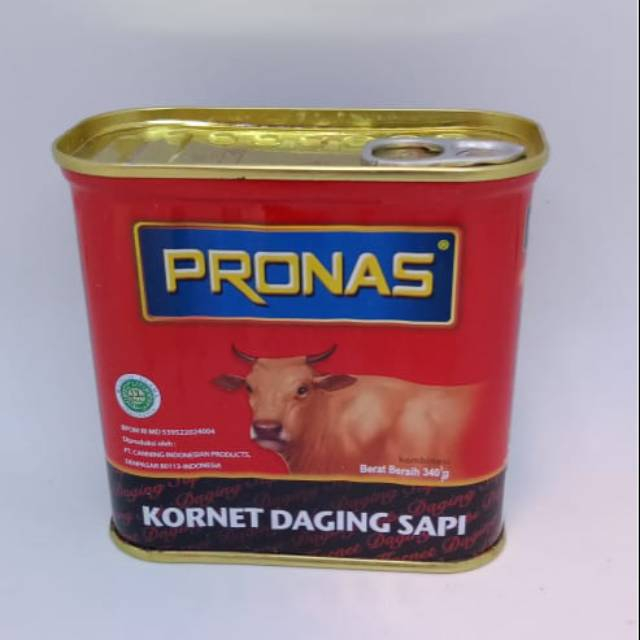 

PROMO KORNET DAGING SAPI PRONAS 340 GRAM CORNED BEEF MURAH