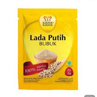 

Koepoe koepoe lada putih 10's