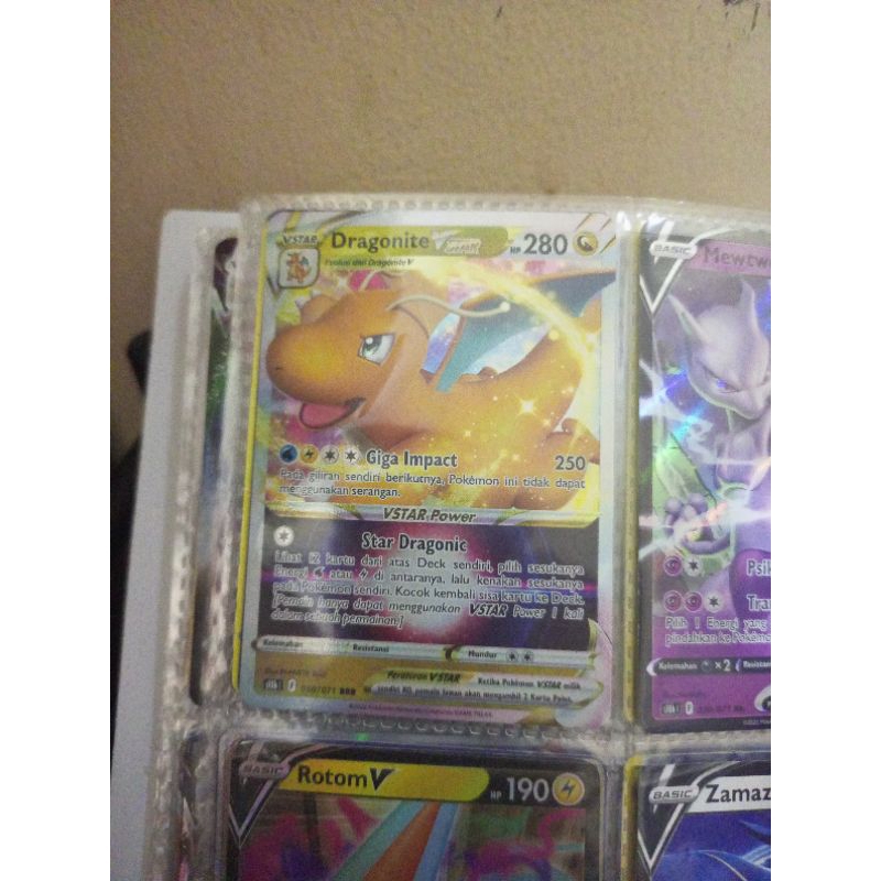kartu pokemon Dragonite V STAR
