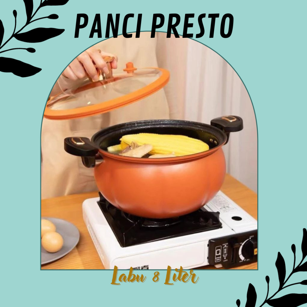 Panci Presto Labu 8Liter / Panci Presto Viral / Presto 8L