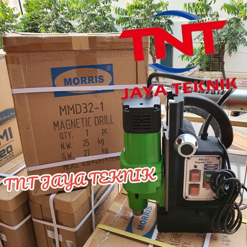 MESIN BOR MAGNET MORRIS 32MM / BOR MAGNET 32 MM MORRIS / MAGNETIC DRILL MORRIS MMD 32-1
