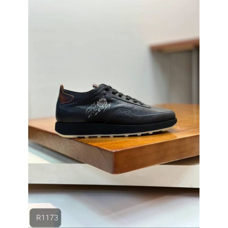 Sepatu Sneakers Import Berluti Branded Pria