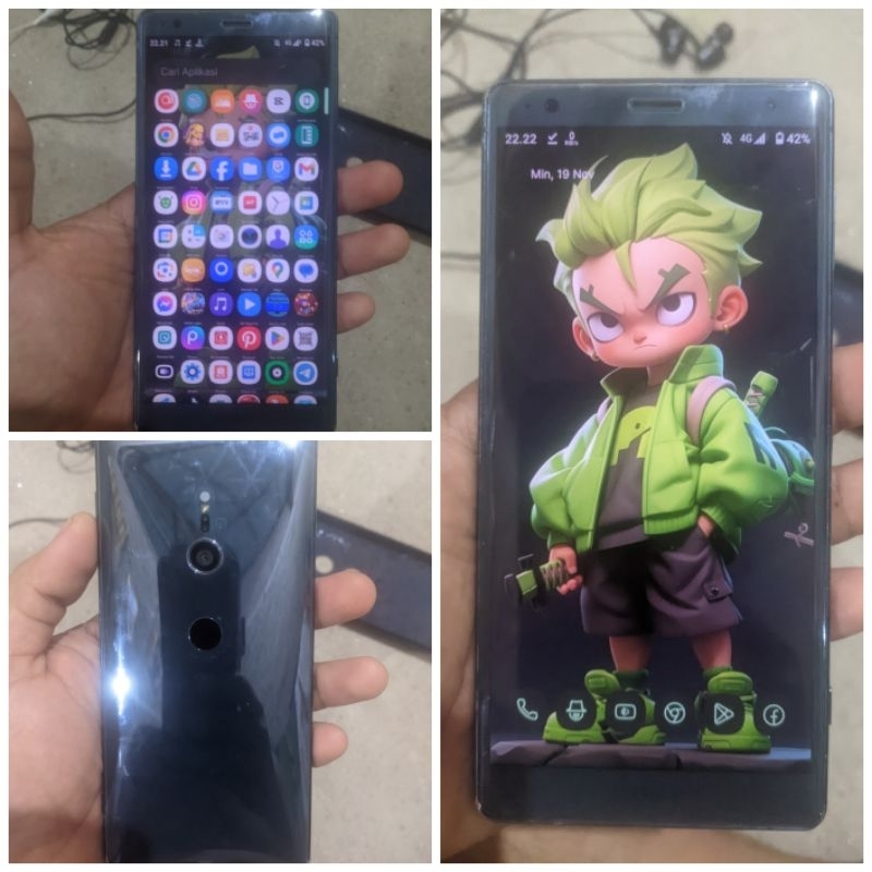 Batangan Sony Xz2 AU Smartfren Only