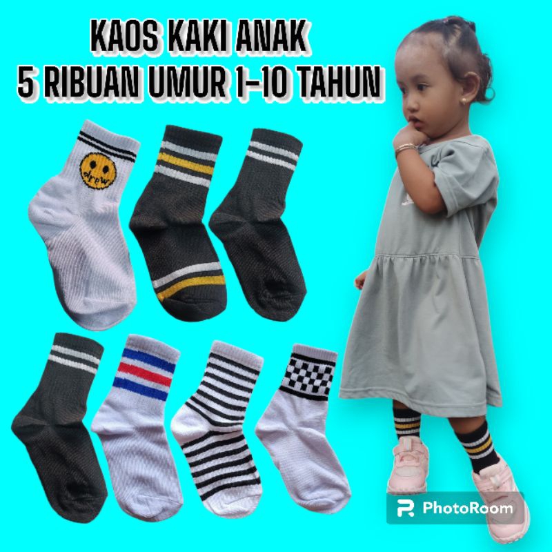 Kaos Kaki Anak Oldscholl Murah Olahraga Badminton Sporty Nike