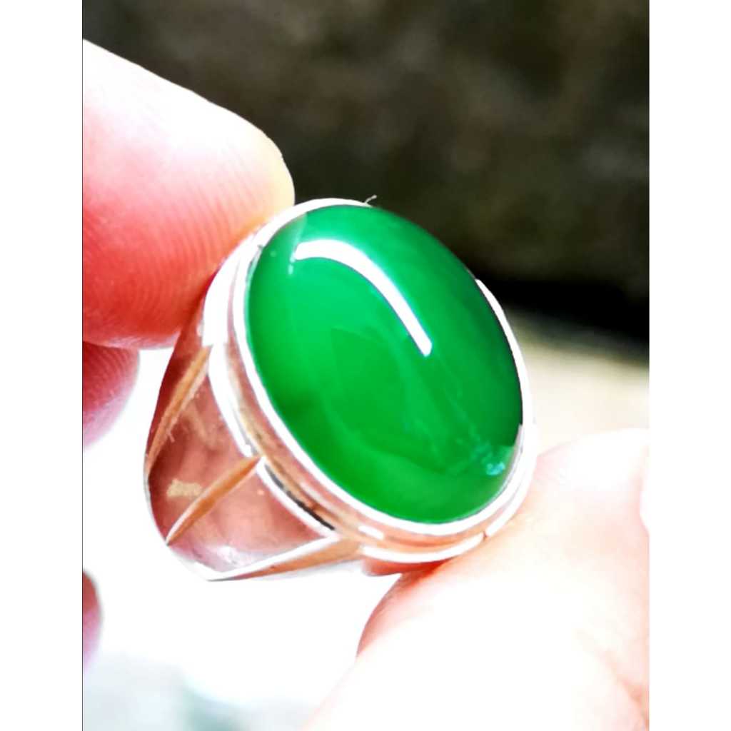 Batu Akik Hijau Garut Super mewah HQ termurah Super mewah