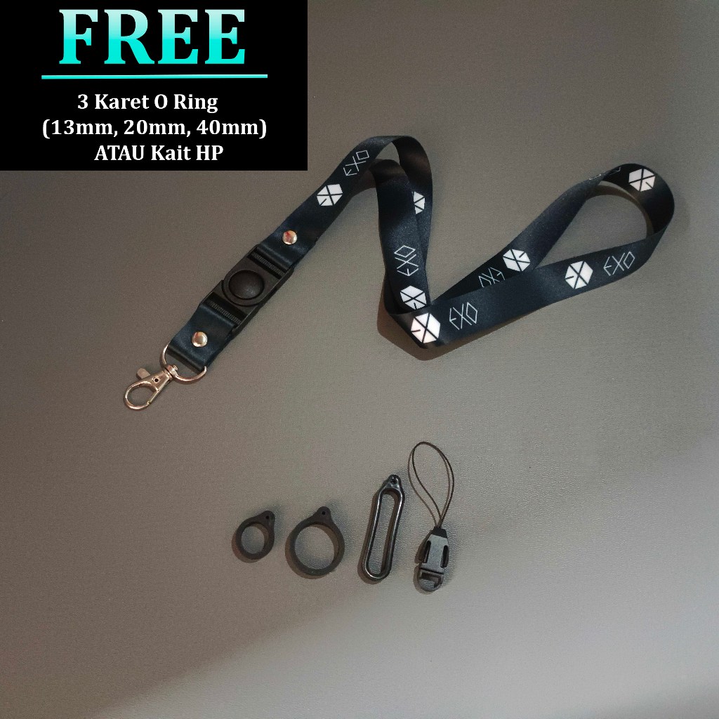 

Lanyard Id Card EXO - Tali Gantungan Name tag Id Card - Tali Gantungan HP EXO