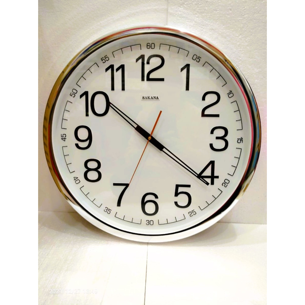 jam dinding sakana besar 715 UKURAN 50cm