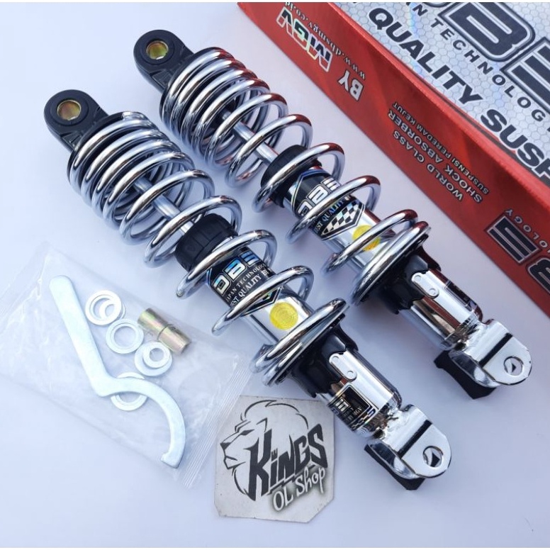 Produk.. shok shockbreaker crome AEROX 155 NMAX NEW NOUVO DBS 8889 TOP UP 280 mm shockbreker non tab