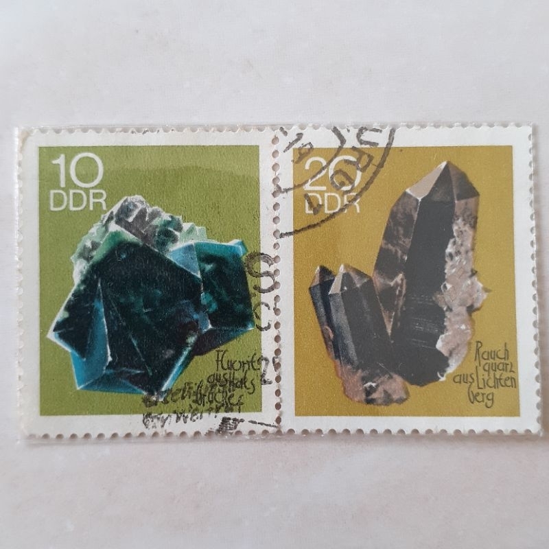 

Perangko Jerman Minerals from the Mining Academy of Freiberg Collection Tahun 1969 set 2pcs