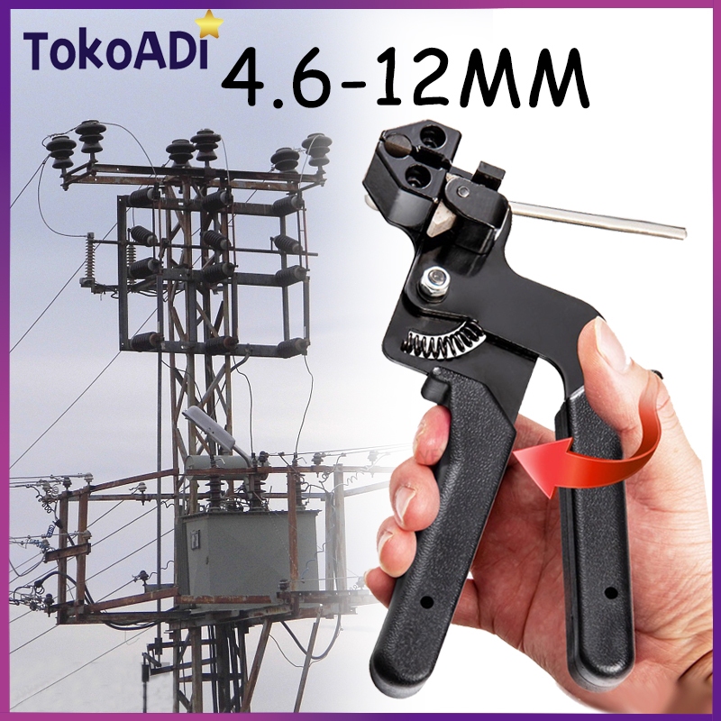 Cable Tie Gun Stainless Steel Ties Tensioner Cutter untuk Stainless Steel Cable Ties