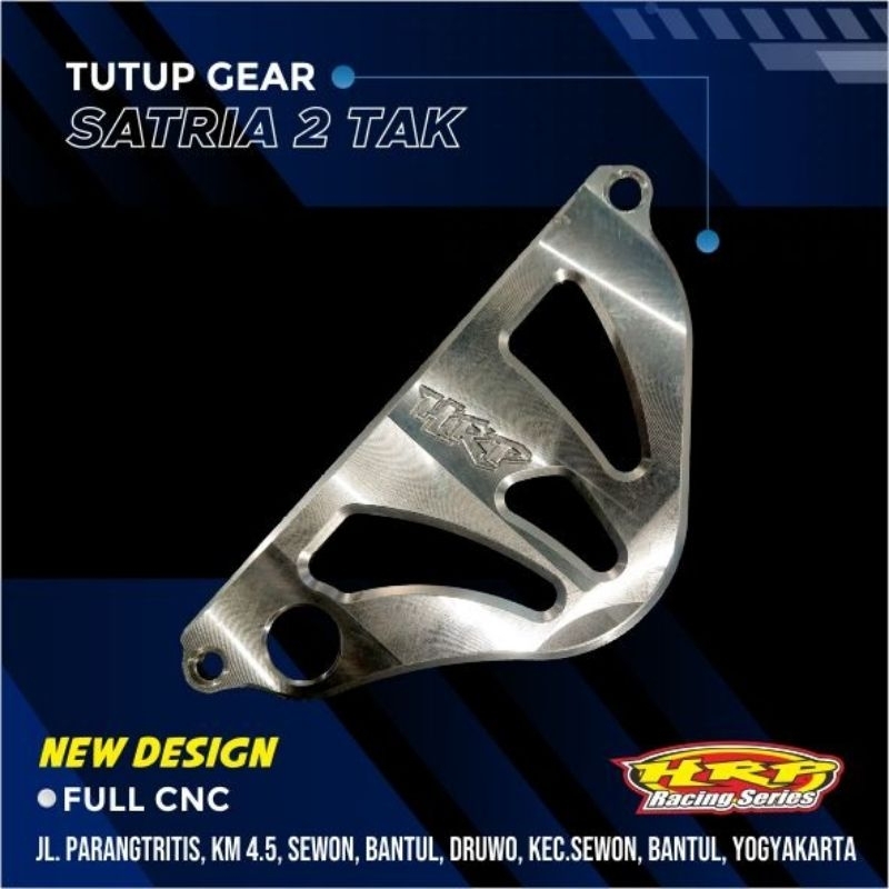 TUTUP GEAR GIR SUZUKI SATRIA 2T LUMBA HIU HRP RACING