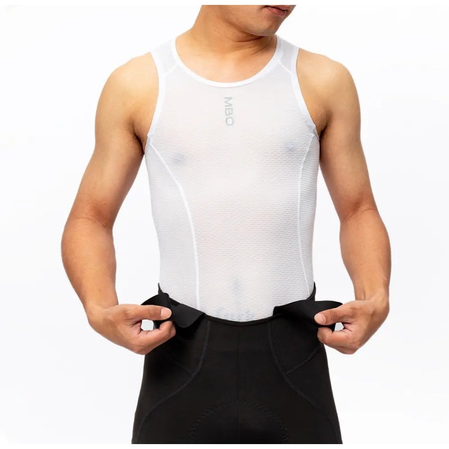 TRAINING SLEEVELESS BASE LAYER JERSEY MBO WHITE