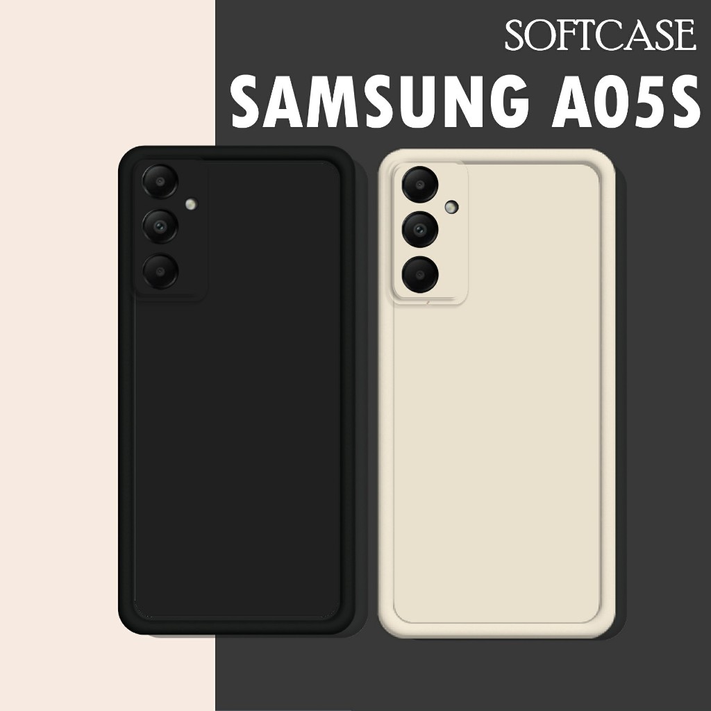 Softcase Protect Kamera Samsung A05s - Case Pelindung HP Samsung A05s - Casing Silikon Samsung A05s