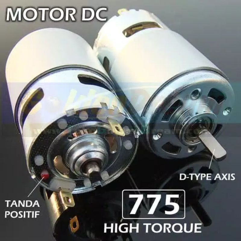 Motor DC 775 12Volt-24 volt Dinamo  HIGH SPEED & Torsi besar  Tipe AS D