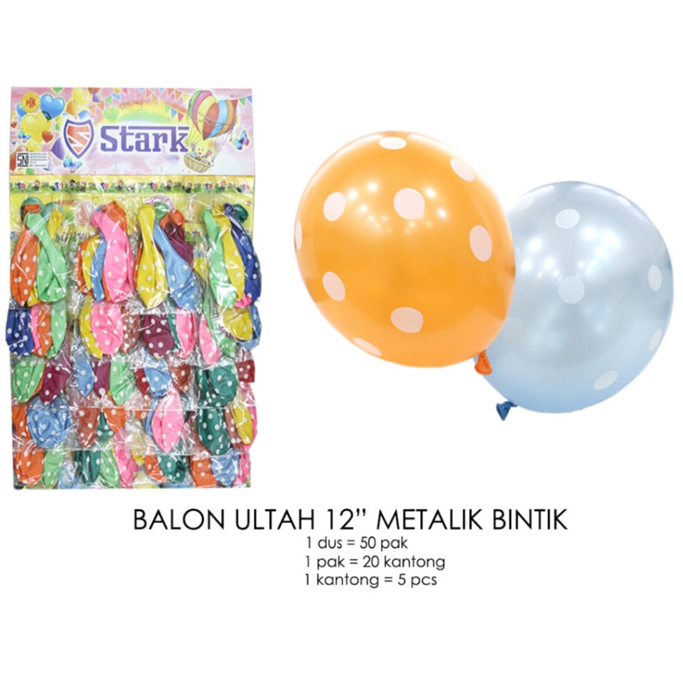 

Stark Balon Ulang Tahun Ultah Happy Birthday Metalik 12 inch