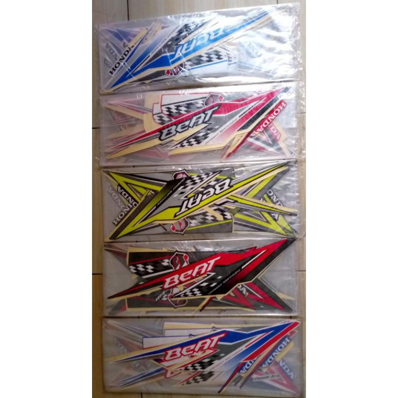 Striping motor / les body Honda Beat 2018 CBS / Sporty