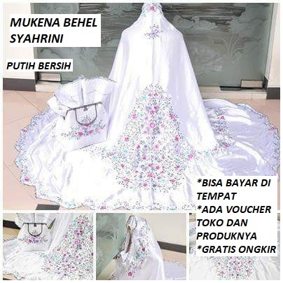 (PROMO) Mukena behel syahrini ORI SUTRA VELVET PREMIUM MUKENA BORDIR TIMBUL BISA BAYAR DI TEMPAT