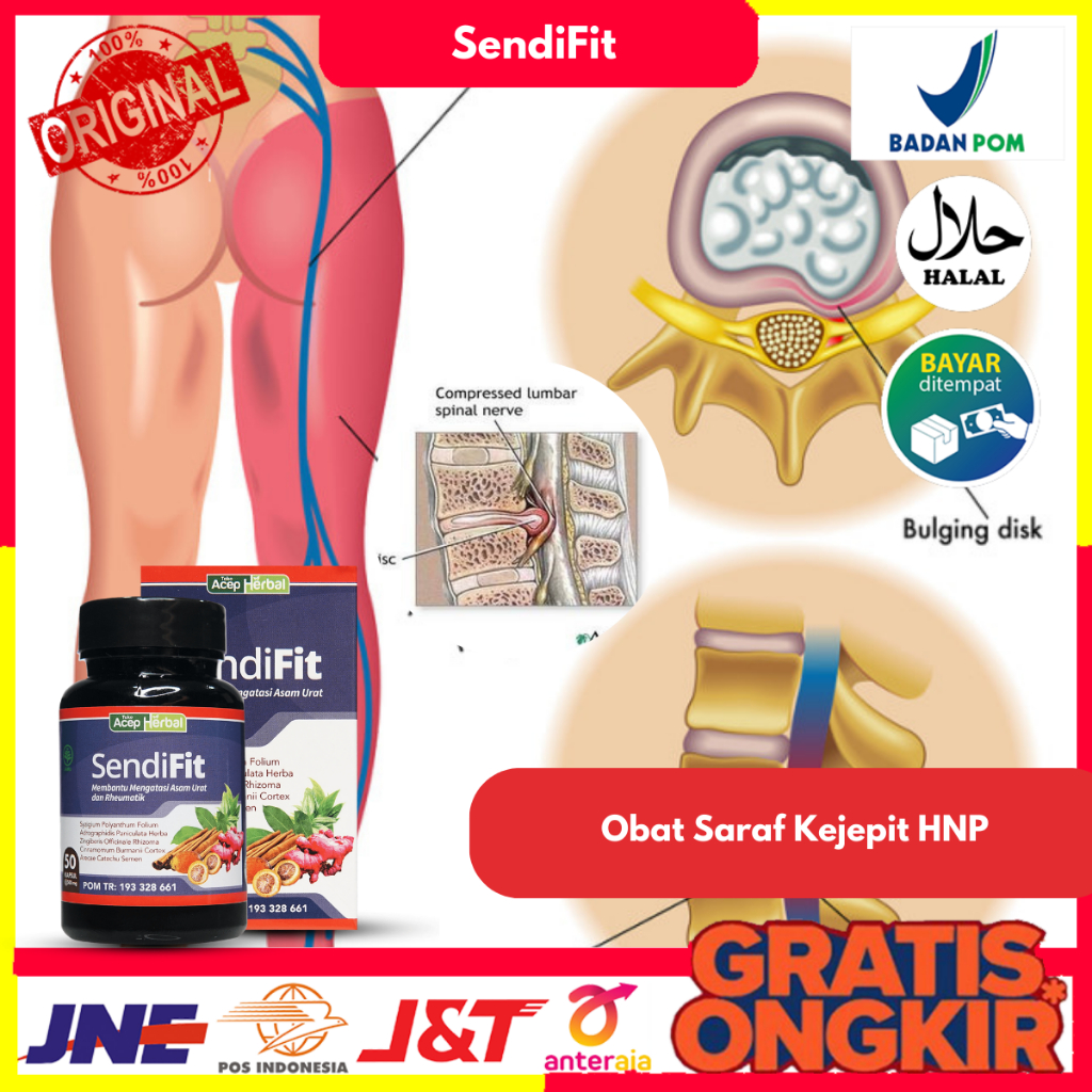 Obat Saraf Kejepit HNP, Obat Syaraf Terjepit, Obat Saraf Kejepit Pinggang dan Kaki, Obat Saraf Kejep