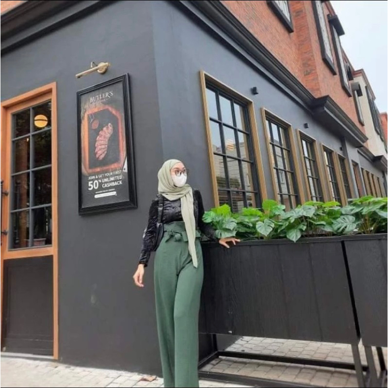 highwaist kulot 4 style/ kulot kekinian